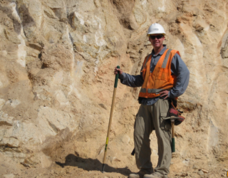 Excavated cutslope in highly weathered granitic bedrock.